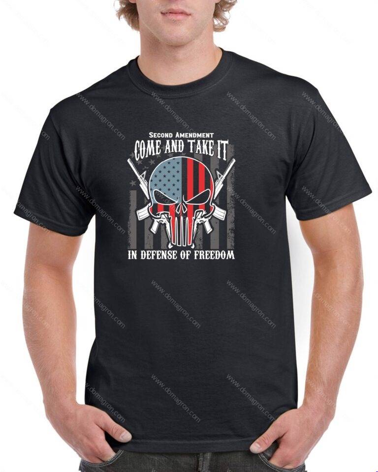 2A Come And Take It Skull Shirt N-1542