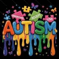 Autism Awareness Direct to Film (DTF) Heat Transfer F-1540