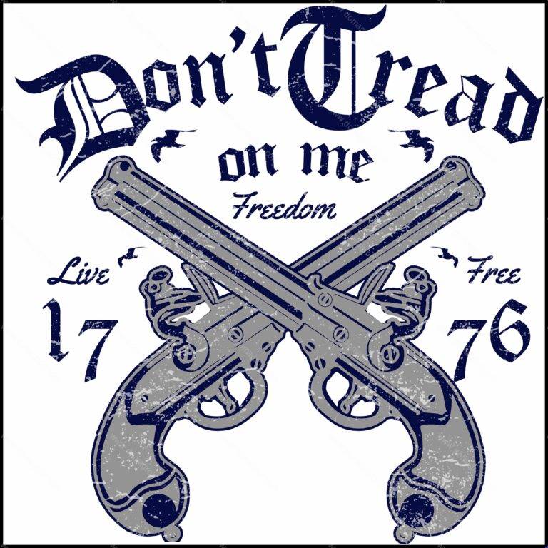 Don't Tread On Me Direct to Film (DTF) Heat Transfer N-1536