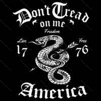 Don't Tread On Me Direct to Film (DTF) Heat Transfer N-1554