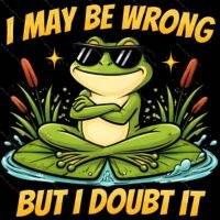 I May Be Wrong But I Doubt It Direct to Film (DTF) Heat Transfer S-1532