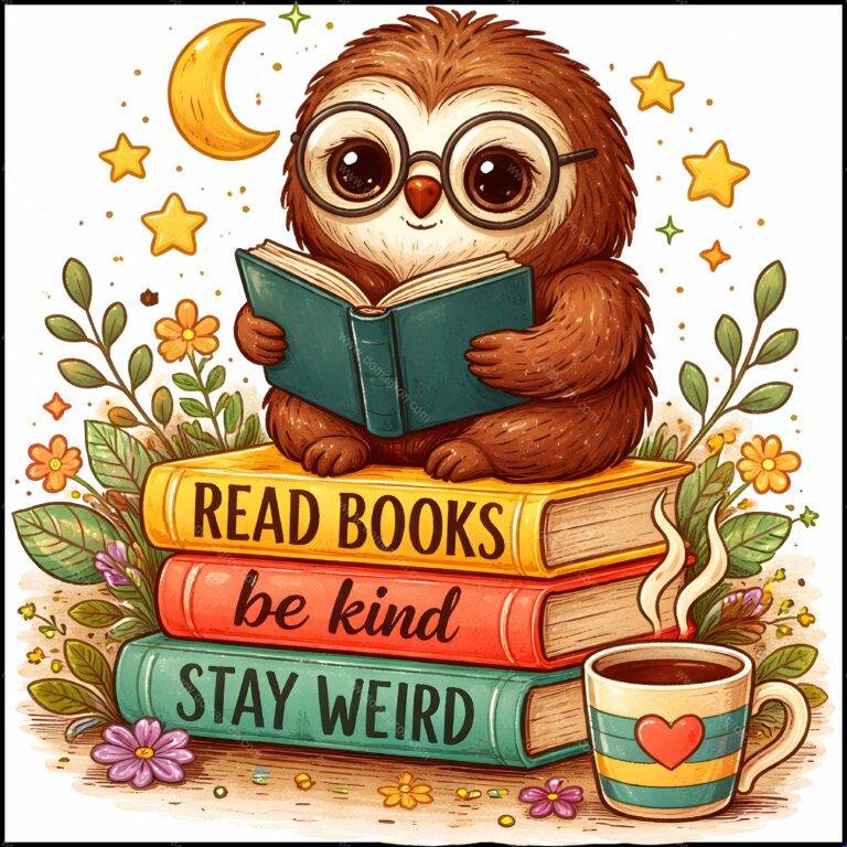 Read Books Be Kind Stay Weird Direct to Film (DTF) Heat Transfer F-1555