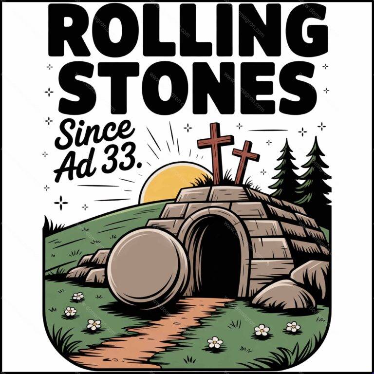Rolling Stones Easter Direct to Film (DTF) Heat Transfer F-1537