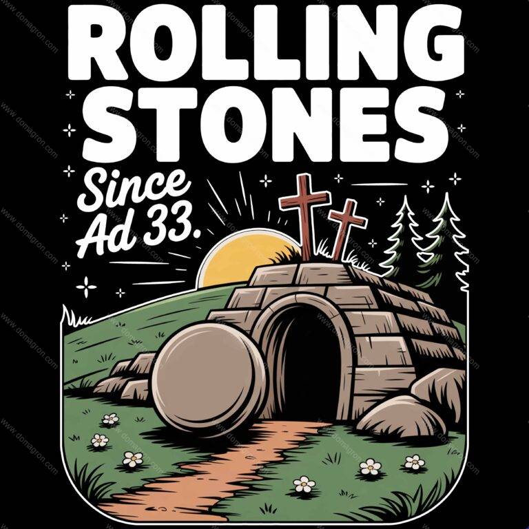 Rolling Stones Easter Direct to Film (DTF) Heat Transfer F-1537