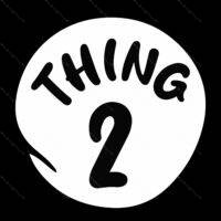 Thing 2 Direct to Film (DTF) Heat Transfer F-1553