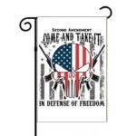 2A Come And Take It Skull Garden Flag N-1542