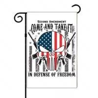 2A Come And Take It Skull Garden Flag N-1542