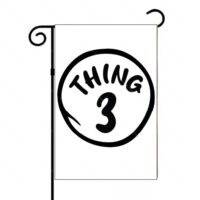 Thing 3 Garden Flag F-1558