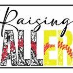 Raising Ballers Baseball Player Parent License Plate F-1543