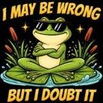 I May Be Wrong But I Doubt It Metal Photo S-1532