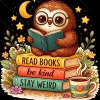 Read Books Be Kind Stay Weird Metal Photo F-1555