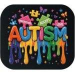 Autism Awareness Mouse Pad F-1540