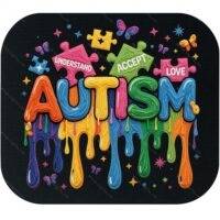 Autism Awareness Mouse Pad F-1540