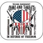 2A Come And Take It Skull Mouse Pad N-1542