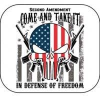 2A Come And Take It Skull Mouse Pad N-1542