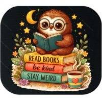 Read Books Be Kind Stay Weird Mouse Pad F-1555