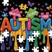 Autism Awareness Jigsaw Puzzle F-1540