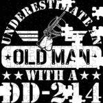 Underestimate An Old Man With A DD-214  Jigsaw Puzzle M-1549