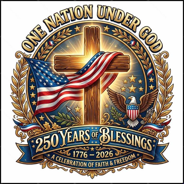 One Nation Under God Direct to Film (DTF) Heat Transfer U-1578