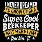 Super Cool Beekeeper Direct to Film (DTF) Heat Transfer F-1584