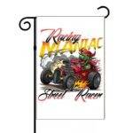 Racing Maniac Drag Racing Garden Flag R-1571