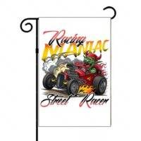 Racing Maniac Drag Racing Garden Flag R-1571
