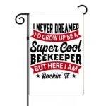 Super Cool Beekeeper Garden Flag F-1584