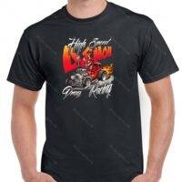 High Speed Demon Drag Racing Shirt R-1581