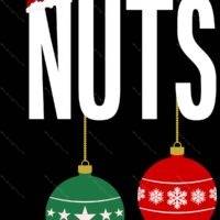 Christmas Couples Nuts Metal Photo H-1580