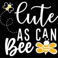 Cute As A Bee Metal Photo F-1585