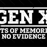 Gen X Lots Of Memories No Evidence Metal Photo F-1561