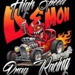High Speed Demon Drag Racing Metal Photo R-1581