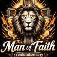 Man Of Faith Metal Photo I-1575
