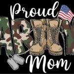 Proud Army Mom Metal Photo M-1567