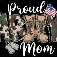 Proud Army Mom Metal Photo M-1567