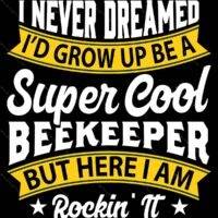 Super Cool Beekeeper Metal Photo F-1584