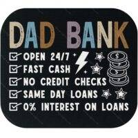 Dad Bank Mouse Pad F-1565