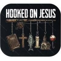 Hooked On Jesus Mouse Pad I-1572