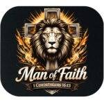 Man Of Faith Mouse Pad I-1575