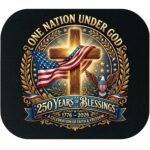 One Nation Under God Mouse Pad U-1578