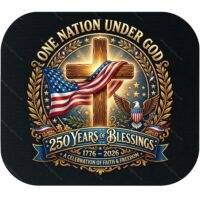One Nation Under God Mouse Pad U-1578
