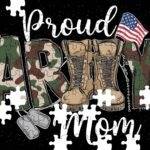 Proud Army Mom Jigsaw Puzzle M-1568