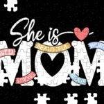 She Is Mom Jigsaw Puzzle F-1569