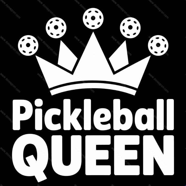 Pickleball Queen Direct to Film (DTF) Heat Transfer F-1595