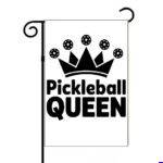 Pickleball Queen Garden Flag F-1595