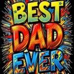 Best Dad Ever Metal Photo F-1593