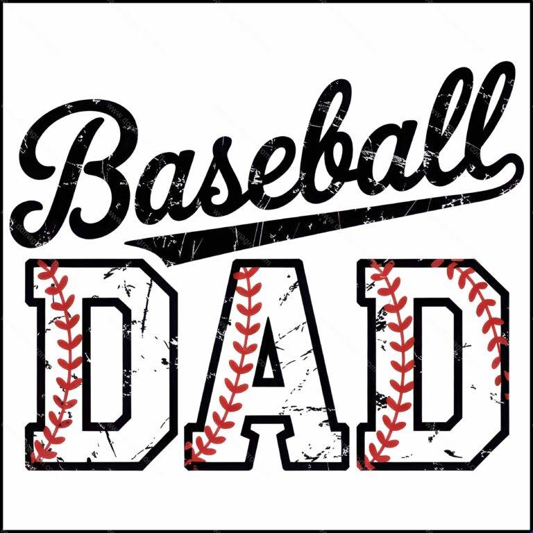 Baseball Dad Direct to Film (DTF) Heat Transfer F-1600