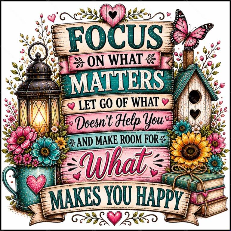 Focus On What Matters Direct to Film (DTF) Heat Transfer I-1605