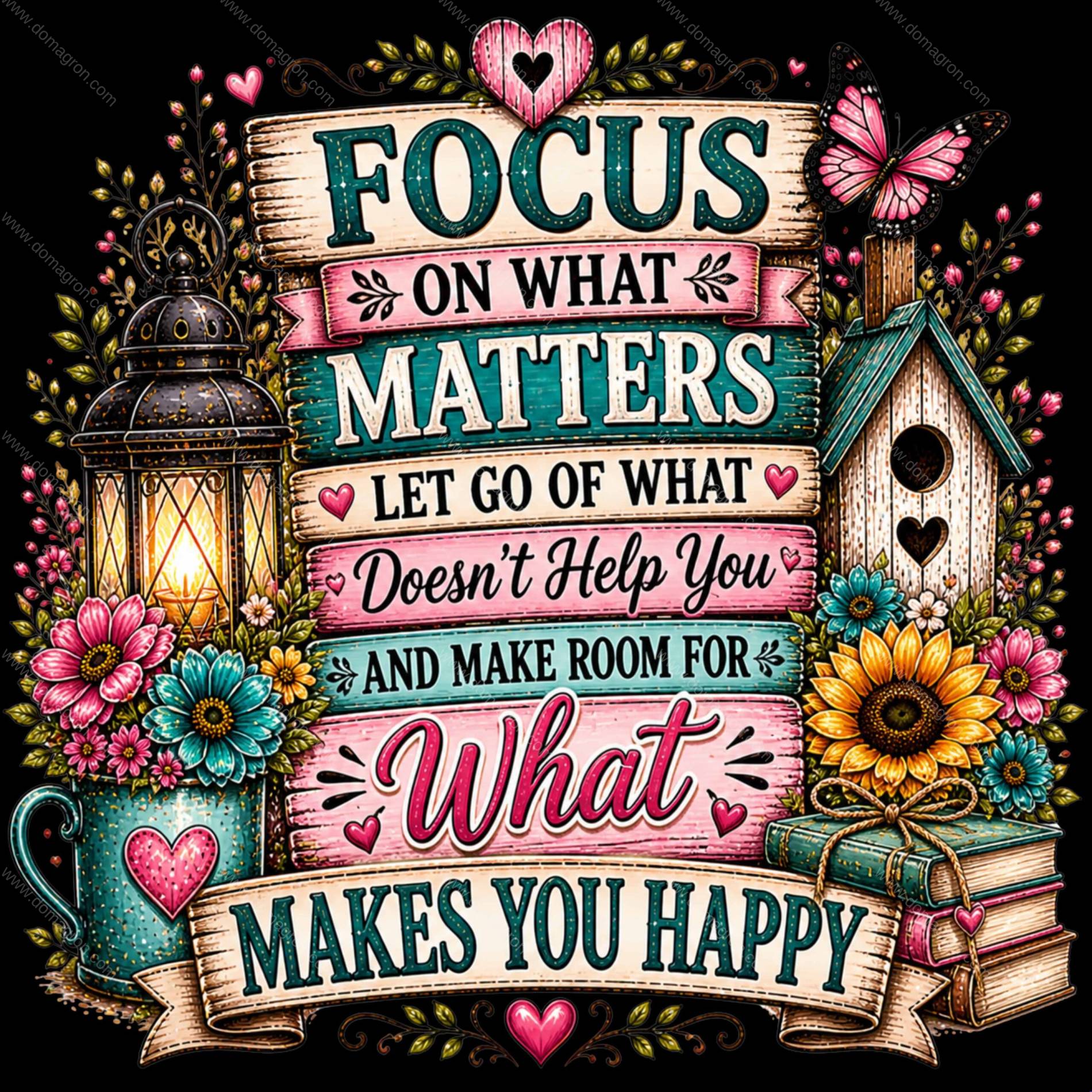 Focus On What Matters Direct to Film (DTF) Heat Transfer I-1605