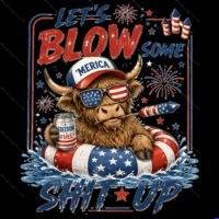 Let's Blow Some Independence Day Direct to Film (DTF) Heat Transfer U-1607